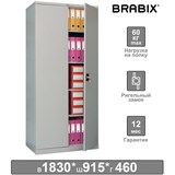 {{photo.Alt || photo.Description || 'Шкаф металлический офисный BRABIX MK 18/91/46, 1830х915х460 мм, 47 кг, 4 полки, разборный, 291136'}}