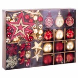 {{photo.Alt || photo.Description || 'Шары новогодние ёлочные Red &amp; Gold Luxury 70 предметов, красный/золото, ЗОЛОТАЯ СКАЗКА, 591714'}}