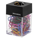 {{photo.Alt || photo.Description || 'Скрепочница магнитная BRAUBERG со 100 цветными скрепками 28 мм, прозрачный корпус, 228401'}}