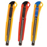 {{photo.Alt || photo.Description || 'Нож канцелярский 9 мм BRAUBERG Standard, автофиксатор, корпус ассорти, блистер, 230916'}}