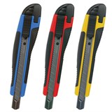 {{photo.Alt || photo.Description || 'Нож канцелярский 9 мм BRAUBERG "Universal", автофиксатор, цвет ассорти, резиновые вставки, блистер, 236970'}}