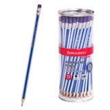 {{photo.Alt || photo.Description || 'Карандаш чернографитный BRAUBERG GX-100, 1 шт., HB, с ластиком, корпус синий, 181720'}}