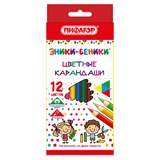 {{photo.Alt || photo.Description || 'Карандаши цветные ПИФАГОР "ЭНИКИ-БЕНИКИ", 12 цветов, шестигранные, натуральное дерево, 181346'}}