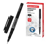 {{photo.Alt || photo.Description || 'Маркер перманентный BRAUBERG Super Slim, ЧЕРНЫЙ, тонкий металлический наконечник 0,8 мм, 151632'}}