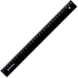{{photo.Alt || photo.Description || 'Линейка пластик 30 см, BRAUBERG, непрозрачная, черная, 210612'}}