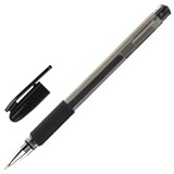 {{photo.Alt || photo.Description || 'Ручка гелевая с грипом STAFF Basic GP-677, ЧЕРНАЯ, корпус тонированный, узел 0,5 мм, линия письма 0,35 мм, 143677'}}