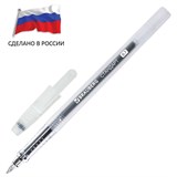 {{photo.Alt || photo.Description || 'Ручка гелевая РОССИЯ АРКТИКА-М, ЧЕРНАЯ, корпус тонированный, узел 0,7 мм, линия письма 0,5 мм, BRAUBERG, 143958'}}