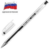 {{photo.Alt || photo.Description || 'Ручка гелевая РОССИЯ СОЮЗ, ЧЕРНАЯ, корпус прозрачный, 0,7 мм, линия письма 0,5 мм, BRAUBERG, 143963'}}