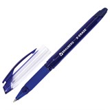 {{photo.Alt || photo.Description || 'Ручка стираемая гелевая с грипом BRAUBERG X-ERASE, СИНЯЯ, корпус синий, узел 0,7 мм, линия письма 0,35 мм, 143333'}}