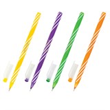 {{photo.Alt || photo.Description || 'Ручка шариковая масляная ЮНЛАНДИЯ "CANDY", СИНЯЯ, корпус ассорти, узел 0,6 мм, линия письма 0,3 мм,'}}