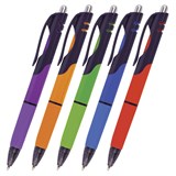 {{photo.Alt || photo.Description || 'Ручка шариковая автоматическая с грипом BRAUBERG Supreme, СИНЯЯ, корпус ассорти, узел 0,7 мм, линия письма 0,35 мм, 141545'}}
