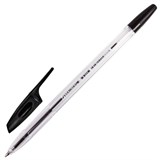 {{photo.Alt || photo.Description || 'Ручка шариковая BRAUBERG X-333, ЧЕРНАЯ, корпус прозрачный, узел 0,7 мм, линия письма 0,35 мм, 142406'}}