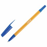 {{photo.Alt || photo.Description || 'Ручка шариковая STAFF Basic BP-03 Orange, СИНЯЯ, корпус оранжевый, узел 1 мм, линия письма 0,5 мм, 143741'}}