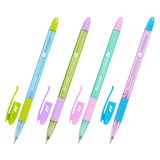 {{photo.Alt || photo.Description || 'Ручка шариковая масляная с грипом BRAUBERG GLASSY PASTEL MIX, СИНЯЯ, корпус ассорти, линия 0,35 мм,144105'}}
