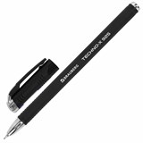 {{photo.Alt || photo.Description || 'Ручка шариковая масляная BRAUBERG Techno-X 925, СИНЯЯ, корпус черный, серебристые детали, линия 0,5 мм, 144224'}}