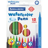 {{photo.Alt || photo.Description || 'Фломастеры BRAUBERG PREMIUM, 12 цветов, УЛЬТРАСМЫВАЕМЫЕ, классические, вентилируемый колпачок, картонная коробка с европодвесом, 151938'}}