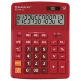 {{photo.Alt || photo.Description || 'Калькулятор настольный BRAUBERG EXTRA-12-WR (206x155 мм), 12 разрядов, двойное питание, БОРДОВЫЙ, 250484'}}