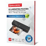 {{photo.Alt || photo.Description || 'Пленки-заготовки д/ламинир-я BRAUBERG, КОМПЛЕКТ 100шт, для формата А5, 100 мкм'}}