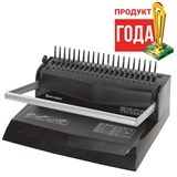{{photo.Alt || photo.Description || 'Переплетная машина для пластиковой пружины BRAUBERG B12, пробивает до 12 листов, сшивает до 450 листов, 530959'}}
