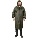 {{photo.Alt || photo.Description || 'Дождевик-плащ хаки С КАРМАНАМИ многоразовый на молнии, размер 60-62, рост 170-176, ГРАНДМАСТЕР, 610885'}}