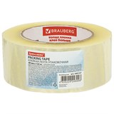{{photo.Alt || photo.Description || 'Клейкая лента упаковочная 48 мм х 132 м прозрачная, толщина 45 микрон, BRAUBERG, 440157'}}