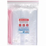{{photo.Alt || photo.Description || 'Пакеты с замком ZIP LOCK зиплок, комплект 100 шт., 300х400 мм, ПВД, толщина 40 микрон, BRAUBERG, 606218'}}