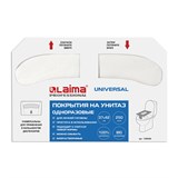 {{photo.Alt || photo.Description || 'Покрытия на унитаз LAIMA (Система V1), UNIVERSAL, 1/2 сложения, КОМПЛЕКТ 250 шт., 37х42 см, 129539'}}