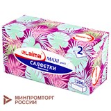 {{photo.Alt || photo.Description || 'Салфетки косметические 200 шт. в картонном боксе 2-слойные, LAIMA Everyday, 20х20 см, 113589'}}