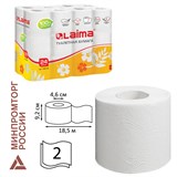 {{photo.Alt || photo.Description || 'Бумага туалетная бытовая, спайка 24 шт., 2-х слойная, (24х18,5 м), LAIMA, белая, 128719'}}