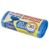 {{photo.Alt || photo.Description || 'Мешки для мусора LAIMA ULTRA 20 л синие, в рулоне 30 шт. прочные, ПНД 8 мкм, 45х50 см, 607682'}}
