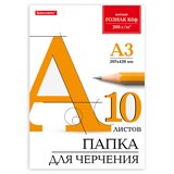 {{photo.Alt || photo.Description || 'Папка для черчения БОЛЬШАЯ А3, 297х420 мм, 10 л., 200 г/м2, без рамки, ватман ГОЗНАК КБФ, BRAUBERG, 129226'}}