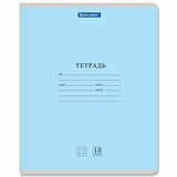 {{photo.Alt || photo.Description || 'Тетрадь 12 л. BRAUBERG КЛАССИКА NEW клетка, обложка картон, СИНЯЯ, 105686'}}