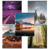 {{photo.Alt || photo.Description || 'Тетрадь А5, 96 л., BRAUBERG, скоба, клетка, глянцевая ламинация, Nature, 404427'}}
