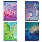 {{photo.Alt || photo.Description || 'Тетрадь А4, 96 л., BRAUBERG, гребень, клетка, матовая ламинация, Marble, 404063'}}