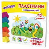 {{photo.Alt || photo.Description || 'Пластилин классический ЮНЛАНДИЯ ВЕСЁЛЫЙ ШМЕЛЬ, 12 цветов, 240 грамм, стек, ВЫСШЕЕ КАЧЕСТВО, 106431'}}
