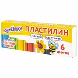 {{photo.Alt || photo.Description || 'Пластилин мягкий ЮНЛАНДИЯ ВЕСЕЛЫЙ ШМЕЛЬ, 6 цветов, 90 г, СО СТЕКОМ, 106671'}}