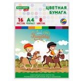 {{photo.Alt || photo.Description || 'Цветная бумага А4 офсетная, 16 листов, 8 цветов, папка, индивидуальная упаковка, BRAUBERG KIDS, 200х290 мм, Друзья, 115162'}}