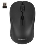 {{photo.Alt || photo.Description || 'Мышь беспроводная SONNEN V-111, USB, 800/1200/1600 dpi, 4 кнопки, оптическая, черная, 513518'}}