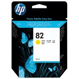 Картридж струйный для плоттера HP (C4913A) Designjet 510/CC800PS/ 815/820 и др., №82, желтый, 69 мл, оригинальный 360758