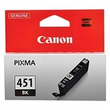 Картридж струйный CANON (CLI-451Bk) Pixma iP7240 и другие, черный, оригинальный, 6523B001 361132