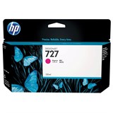 Картридж струйный для плоттера HP (B3P20A) Designjet T920/1500, №727, пурпурный, 130 мл, оригинальный 361325