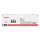 Картридж лазерный CANON (045M) MF635/633/631/LBP 611/613, пурпурный, ресурс 1300 стр., оригинальный, 1240C002 362920