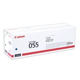 Картридж лазерный CANON (055C) для LBP663/664/MF742/744/746, голубой, оригинальный, ресурс 2100 страниц, 3015C002 363331