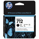 Картридж струйный для плоттера HP (3ED71A) DesignJet T230/T250/T630/T650, №712, черный, увеличенный ресурс, оригинальный 363911