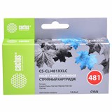 Картридж струйный CACTUS (CS-CLI481XXLC) для Canon Pixma TR7540/TR8540/TS6140, голубой 364173