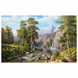 {{photo.Alt || photo.Description || 'Картина стразами (алмазная мозаика), 30х40 см, ОСТРОВ СОКРОВИЩ "Водопад", без подрамника, 663857'}}