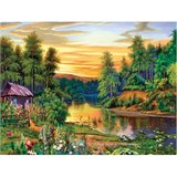 {{photo.Alt || photo.Description || 'Картина стразами (алмазная мозаика) 40х50 см, ОСТРОВ СОКРОВИЩ "Домик в лесу", без подрамника, 662417'}}