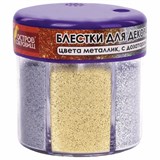 {{photo.Alt || photo.Description || 'Блестки (глиттер) для декора, поделок, DIY, творчества, оформления, ОСТРОВ СОКРОВИЩ, МЕТАЛЛИК, диспенсер с дозатором, 6 цв по 10 г, 662224'}}