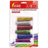 {{photo.Alt || photo.Description || 'Блестки (глиттер) для декора, поделок, DIY, творчества, оформления, ОСТРОВ СОКРОВИЩ, НАБОР, 6 цветов по 6,5 грамм, блистер, 661550'}}