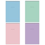 {{photo.Alt || photo.Description || 'Блокнот БОЛЬШОЙ ФОРМАТ А4 198х297 мм, 80 л., гребень, подложка, клетка, BRAUBERG "Minimal Pastel", 116425'}}
